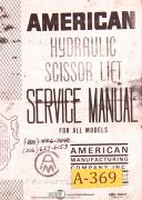 American-American Scissor Lift, All Model Torklifts, Service Manual 1977-All Models-M-1000-M-1070-M-1170-M-1202-M-1223-M-500-M-500-1000-01